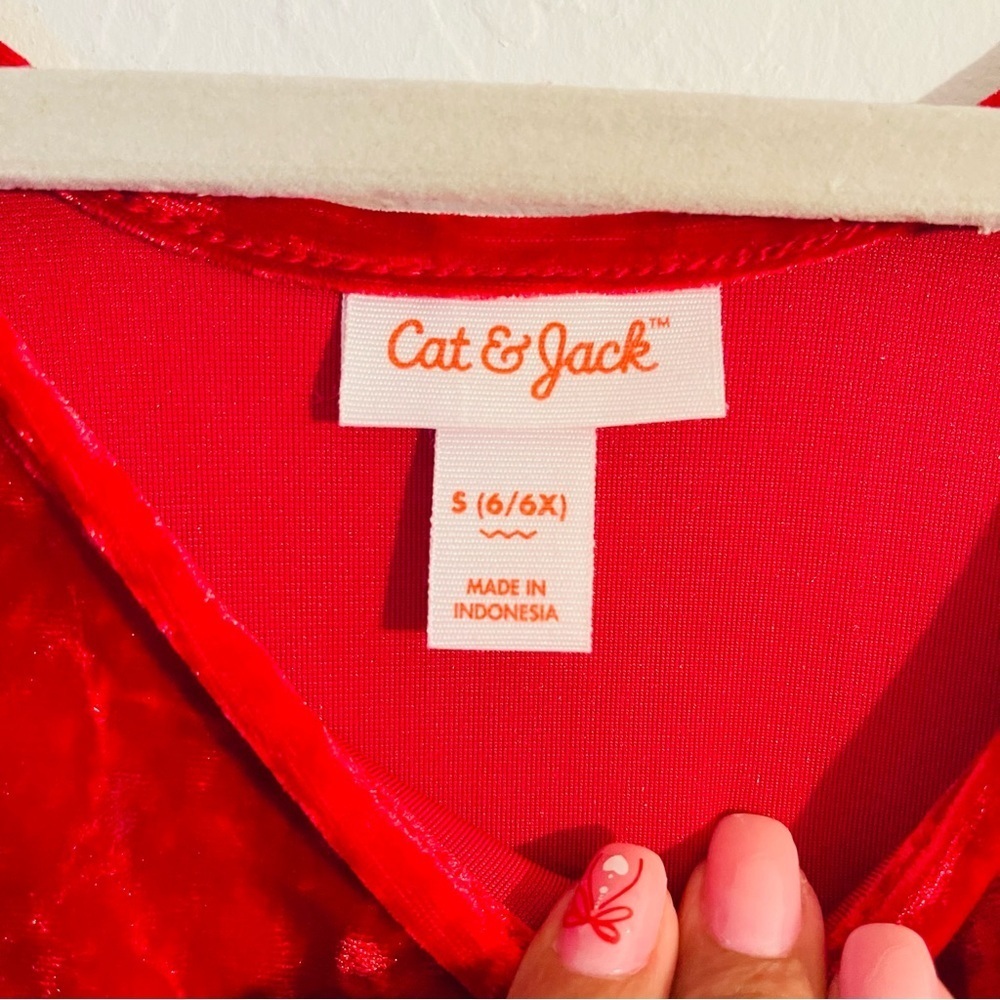 Cat & Jack Red Formal Kids Dress - Picture 4 of 6